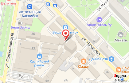 Супермаркет Морозко в Каспийске на карте