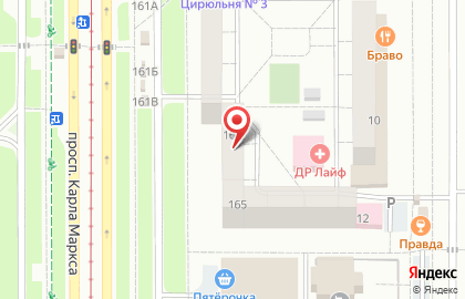 Банкомат ИКБ Совкомбанк на проспекте Карла Маркса, 163 на карте