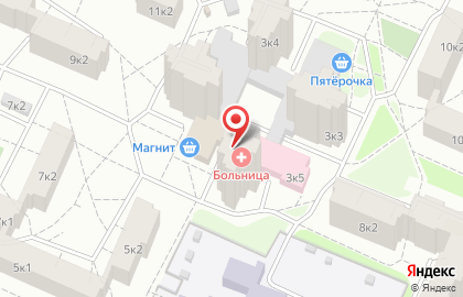 Поликлиника Николаевская больница на Ботанической улице на карте