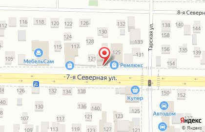 Оптово-розничная сеть магазинов сантехники Ремлюкс на 7-ой Северной улице на карте