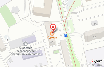 Кафе Гурман на Садовой улице на карте