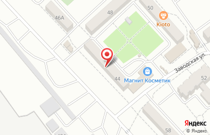 Супермаркет Красное & Белое на Заводской улице на карте