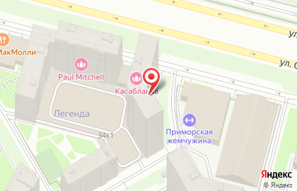 Магазин Кружева в Приморском районе на карте