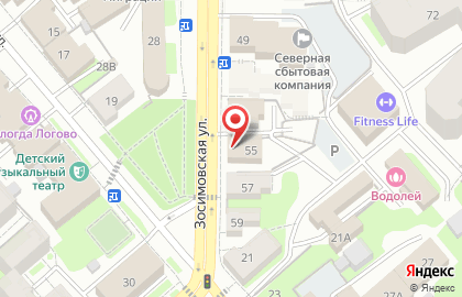 Торговая компания Дезалмед на Зосимовской улице на карте