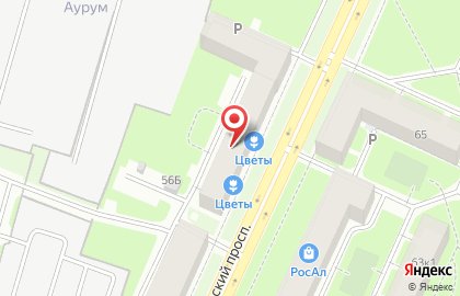 Флорет на карте