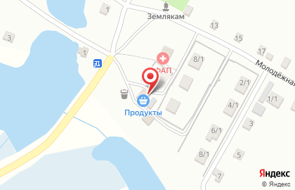 Продуктовый магазин в Волгограде на карте