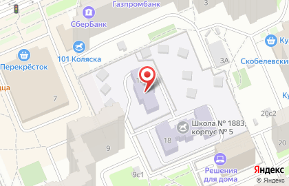 Школа Бутово №1883 с дошкольным отделением в Москве на карте