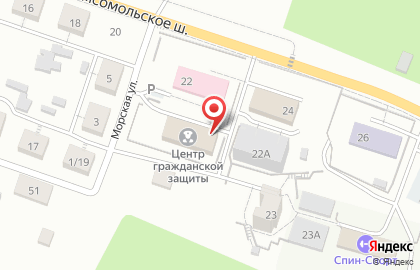 Аварийно-спасательная служба в Центральном районе на карте