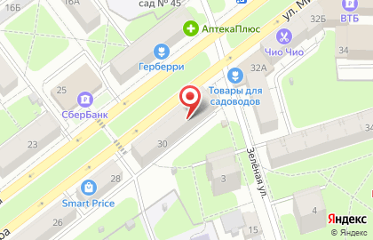 Аарон на улице Мира на карте