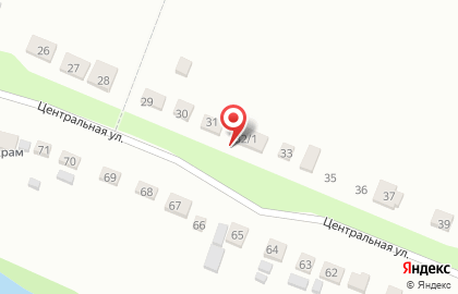 Сеть продуктовых магазинов, Рыбновское РАЙПО на Центральной улице на карте