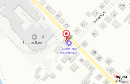 Гранитная мастерская на улице Андреева на карте