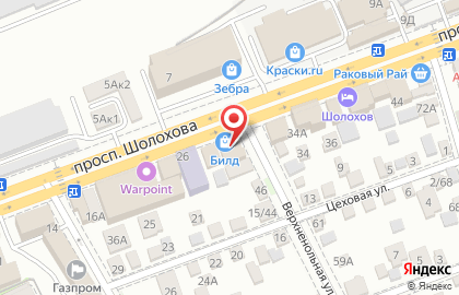 Производитель насосного оборудования Грундфос на проспекте Шолохова на карте