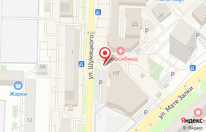 Магазин форменной одежды Форма на улице Мате Залки на карте
