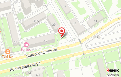 Элина на Волгоградской улице на карте