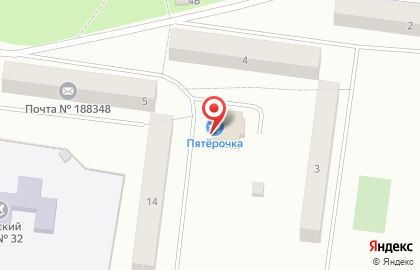Супермаркет Пятёрочка в Санкт-Петербурге на карте