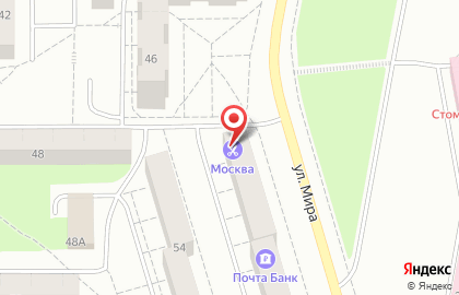 Салон-парикмахерская Москва на улице Мира на карте