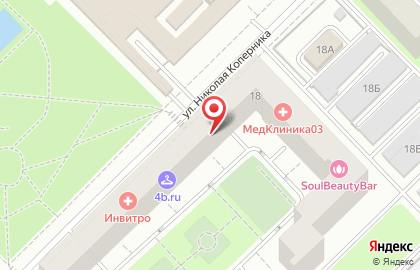 МГУ, троллейбусная станция на карте