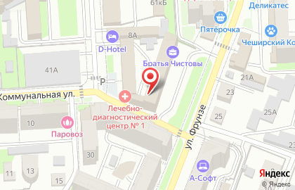 Страховая группа УралСиб на Коммунальной улице на карте