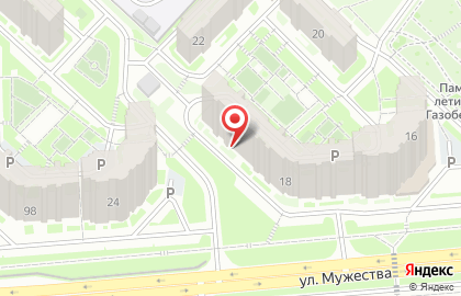 Сеть оптик Центр зрения в Центральном районе на карте