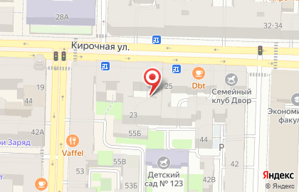 Юридическая компания Кодекс в Центральном районе на карте