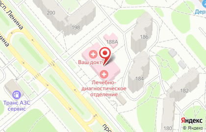 Медицинский центр Ваш Доктор на проспекте Ленина на карте