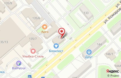 Блокпост на карте