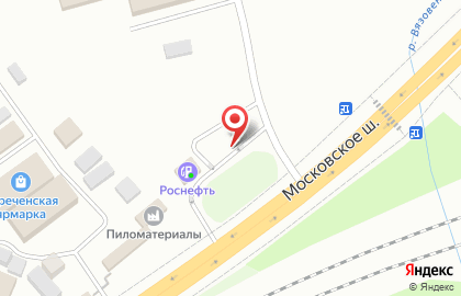 АЗС на Московском шоссе на карте