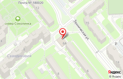 Банкомат СберБанк в Пскове на карте
