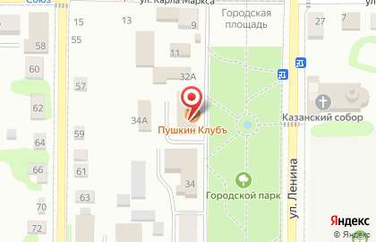 Магазин фиксированных цен Fix Price на улице Ленина на карте