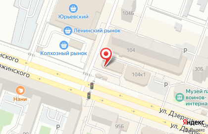 Сеть салонов Мебельный в Ленинском районе на карте