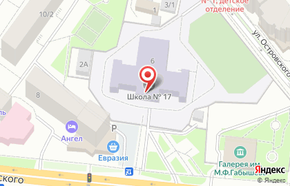 Участковая избирательная комиссия №710 на улице Петровского на карте