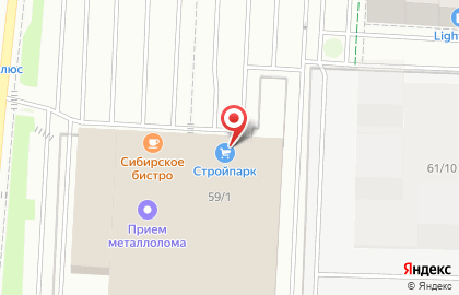 Торговый комплекс Стройпарк на улице Пушкина на карте