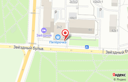 Кальян-бар Мята Lounge в Останкинском районе на карте