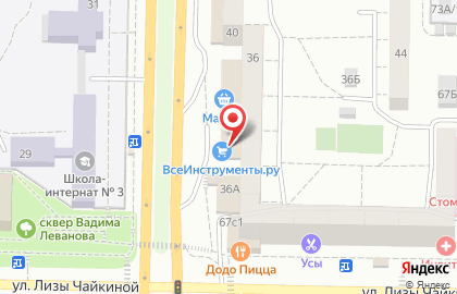 Салон ортопедических изделий Orto63 на улице Матросова на карте