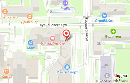 Магазин РосАл на Варшавской улице на карте