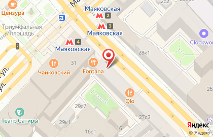 Мини-маркет Азбука daily на Тверской улице на карте