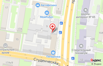 Ника на проспекте Гагарина на карте