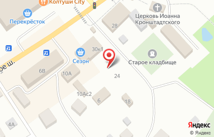 Колтушский мотель на карте