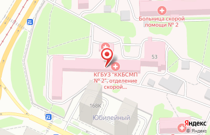 Горбольница №12, г. Барнаул на улице Малахова на карте
