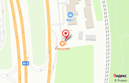 Разгуляй на 184 километре Окружной дороги на карте