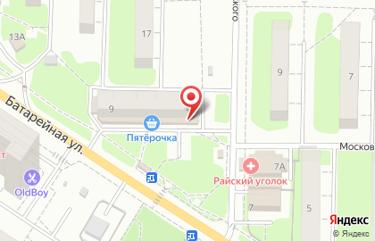 Фирменный магазин БахрушинЪ на Московской улице на карте