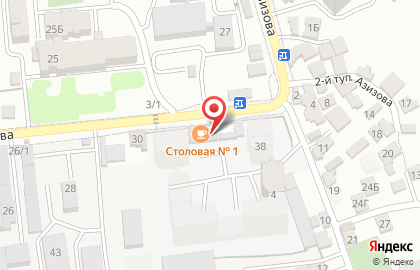 Столовая № 1 в Ленинском районе на карте