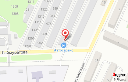 Автосервис в Уфе на карте