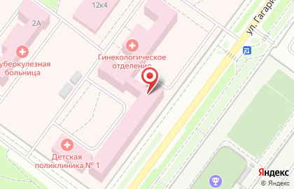 Диагностический центр ЛПУ МИБС-Ярославль на улице Гагарина на карте