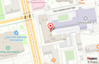 Банкомат Екатеринбургский муниципальный банк на Московской улице, 27 на карте