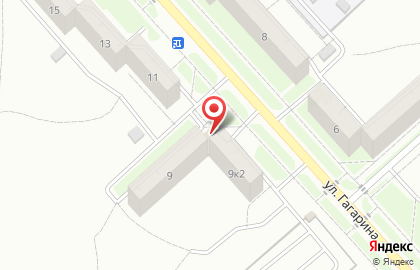 Супермаркет на ул. Гагарина, 9Б на карте