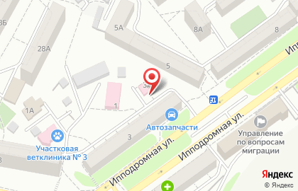 Саратовская городская межрайонная поликлиника №1 на Ипподромной улице на карте