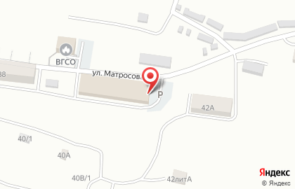 Военизированный горноспасательный отряд Сибири и Алтая на улице Матросова на карте