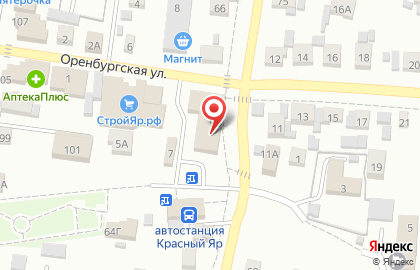 Магазин отделочных и строительных материалов СтройЯр на Оренбургской улице на карте