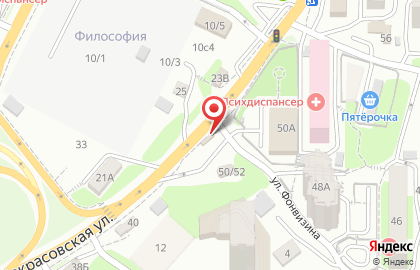 Пит-стоп Бензо-кафе на Некрасовской улице на карте